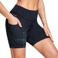 thumbnail image 2 of Pantalones cortos de ciclismo Baleaf 4D acolchados de gel con bolsillos para mujer, 2 of 7