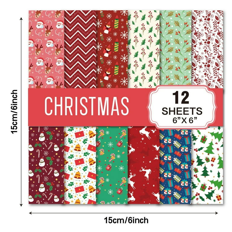 60 Sheets Christmas Fabric Quilting Fabric Squares Fat Quarters Precut Sewing  Fabric Patchwork Christmas Tree Snowflake Printed Fabric Scraps for Dress  Apron Crafts, 6 x 6 Inch/ 15 x 15 cm - Walmart.com