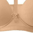 thumbnail image 6 of Uqiangy Lace Bralettes for Women Sports Bras Senior Bras for Women Front Closure Sport Bra Womens Plus Size Plus Size Bras for Women Wireless Light yellow 2XL, 6 of 7