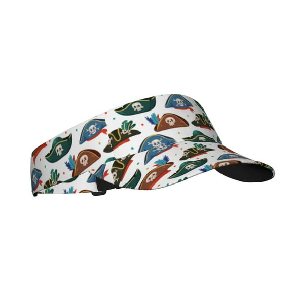 Balery Pirate Hats Gorra deportiva con visera ajustable para mujer y hombre (talla única)