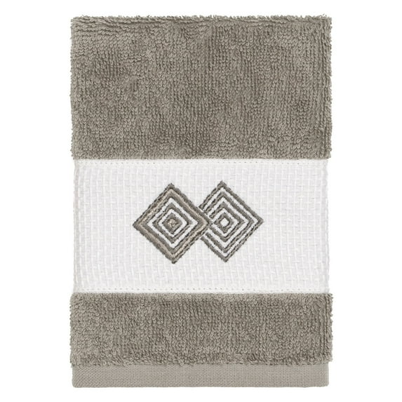 Linum Home Textiles Noah Turkish Cotton Embellished Washcloth