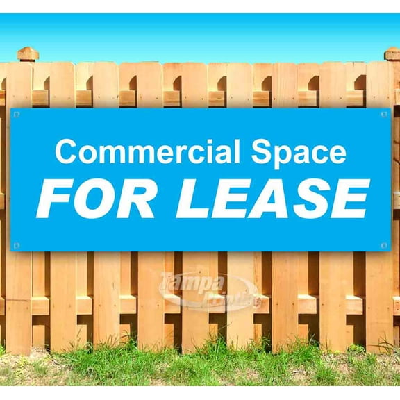Commercial Space For Lease 13 oz Vinyl Banner With Metal Grommets