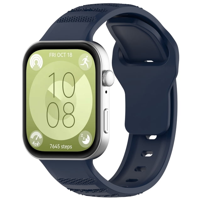 Pulsera de silicona deportiva de color sólido a prueba de sudor con ajuste cómodo y amplia compatibilidad compatible con Smartwatch