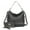 Charcoal Gray, variant on MKF Collection Blake Vegan Leather Women's Shoulder Bag & Wristlet Wallet 2 pcs, Classy Hobo Purse Handbag by Mia K - Charcoal Gray