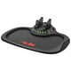 thumbnail image 1 of Alfombrilla antideslizante 3 en 1 para salpicadero de coche, para tarjetas de estacionamiento y matrícula, compatible con teléfonos. Negro, 1 of 4