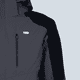 thumbnail image 3 of Chamarra impermeable HikePath Gris de Poliéster Talla Grande con Gorro desmontable, 3 of 9