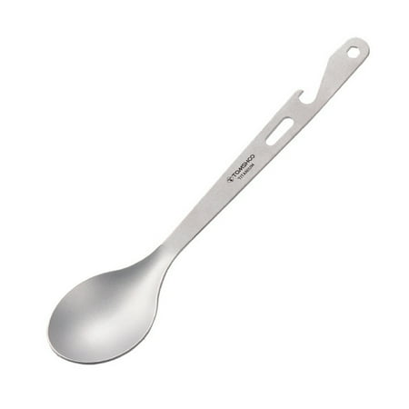 

Eccomum 3-in-1 Titanium Spoon with Wrench Bottle Opener Portable Outdoor Cutlery Tableware for Camping Hiking Backpacking Picnics