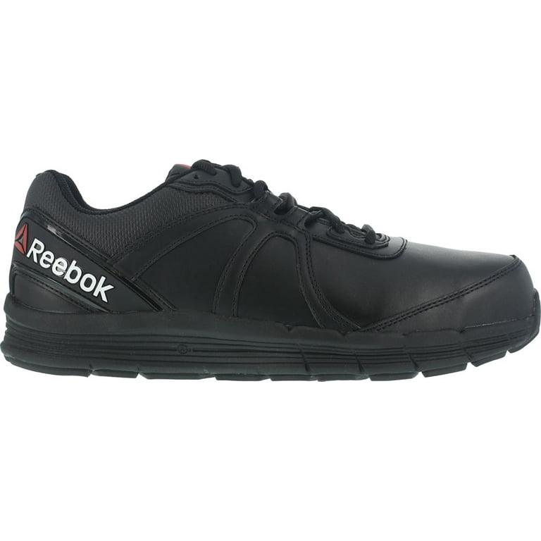 Men's Reebok Work One Guide Work Shoe Black Leather 14 4E -