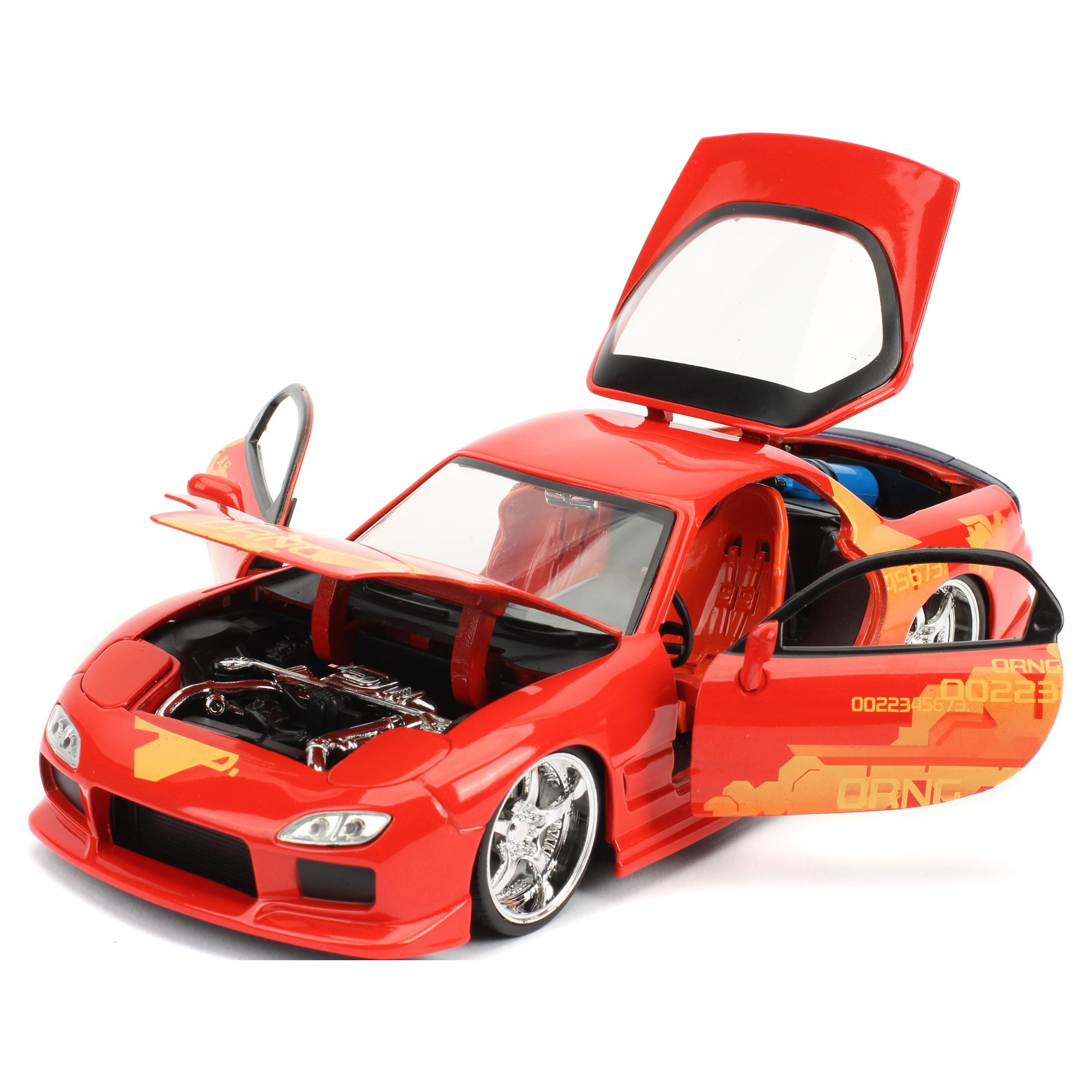 Buy Jada Toys Fast & Furious 1:24 1995 Mazda RX-7 Widebody Die-cast Car  w/Han's 2.75 Die-cast Figure, Toys for Kids and Adults Online at Low  Prices in India - .in