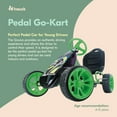 thumbnail image 2 of Hauck Sirocco Ride-On Pedal Go-Kart, Green, 2 of 9