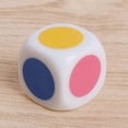 thumbnail image 4 of 10pcs 15mm Multicolor Acrylic Cube Dice Beads Six Sides Portable Table Games Toy, 4 of 5
