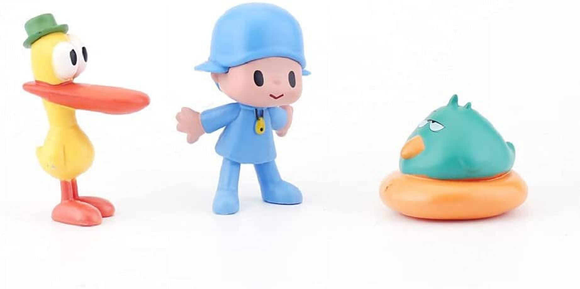 7 Pcs/set Pocoyo Mini Figures Toys Model Ornaments Tabletop Decoration For  Kids Gifts