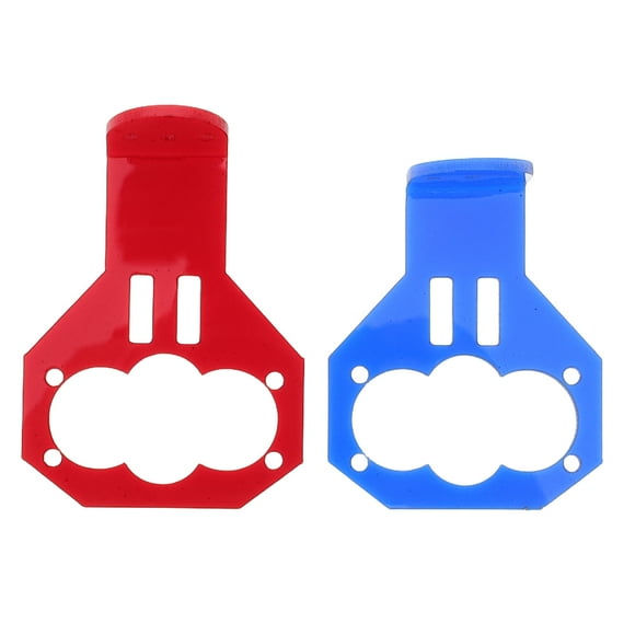 MOVTOTOP 2pcs Ultrasonic Sensor Mounting Bracket Holder For Hc Sr04 Smart Car Distance Sensor Module Red Blue Mounting Bracket
