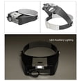thumbnail image 3 of Headband Magnifier Glasses, Forehead Protector ABS Head Mount Magnifying Glass Head Circumference Adjustment Wheel  for Needlework, 3 of 7