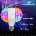 thumbnail image 5 of FNNMNNR Disco Ball Light Strobe Lights for Parties 6W E27 RGB Multicolor Party Disco Lights DJ Stage Light Bulb Decor for Club, 5 of 8