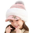 thumbnail image 3 of Sinhoon Winter Kid's Boy Girl Beanie Earflap Warm Hat Knitted Fleece Crochet Scarf Cap, 3 of 3