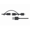 thumbnail image 2 of Cable Micro-USB a Lightning de 1 m con adaptador de Belkin, color negro, 2 of 3