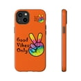 thumbnail image 2 of Good Vibes Only Orange Tough iPhone 15 Case-iPhone 14-iPhone Case-iPhone, 2 of 3