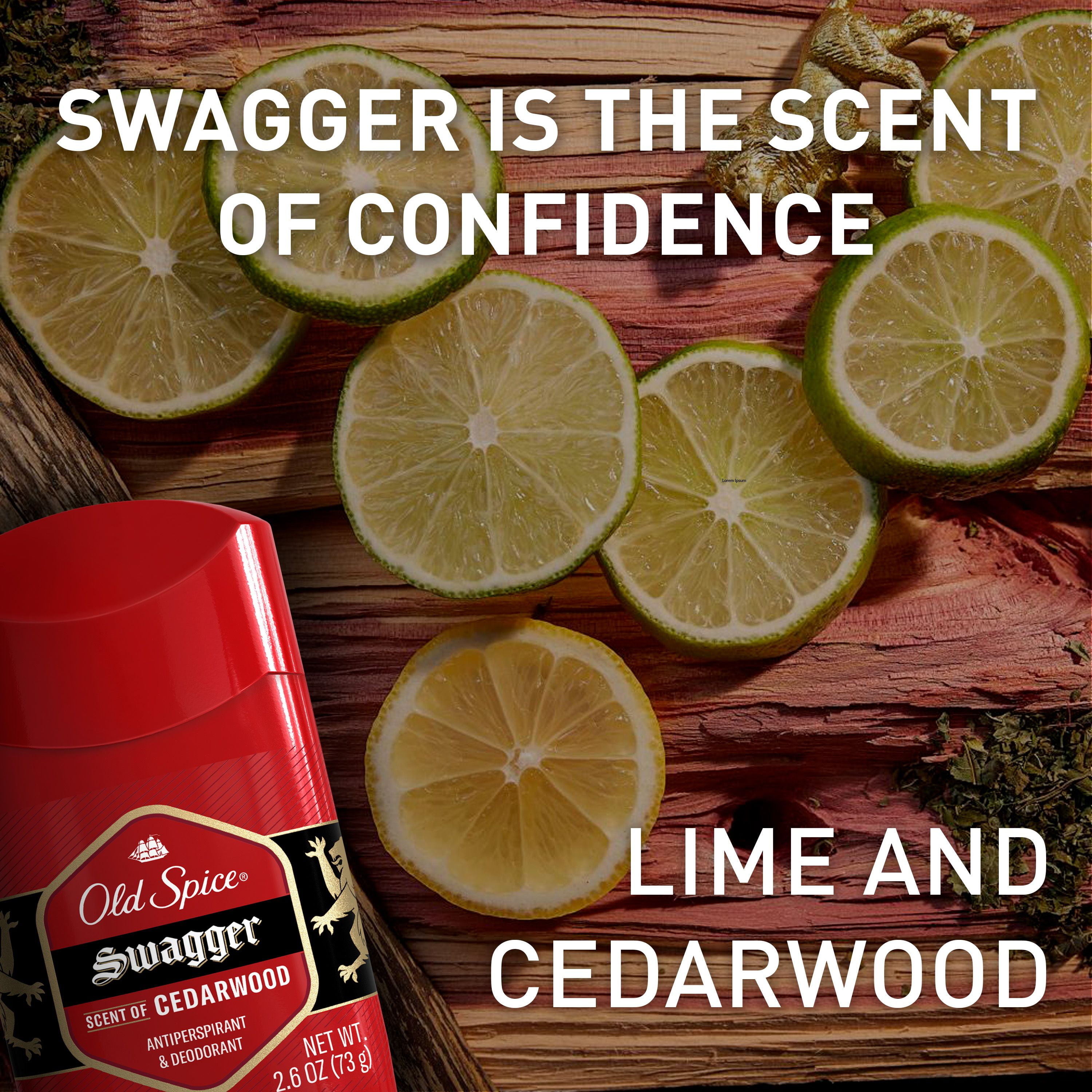Antisudorifique et désodorisant Old Spice Red Zone Swagger pour hommes 73 g, fanfarons