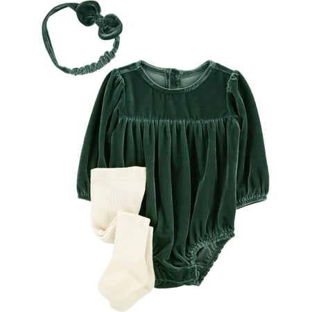Carter's Child of Mine Baby Girl Outfit Set, 3-Piece, Sizes 0/3-24 Months