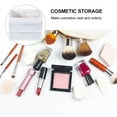 thumbnail image 4 of KAKOWELY cosmetics drawer Plastic Cosmetic Drawer Transparent Makeup Container Desktop Sundry Storage Case Jewelry Box for Storage White (Size Small 2 Layers), 4 of 4