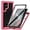 Rose, variant on Case for Galaxy S22 Ultra,Slim Full-Body Rugged Stylish Protective Clear Back Hybrid 3-in-1 Case with Built-in Screen Protector Phone Case for Samsung Galaxy S22 Ultra 5G,6.8 inch 2022 (Rose)