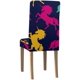 thumbnail image 2 of Funda protectora ABPHQTO para silla elástica unicornios coloridos juego de 1, 2 of 4