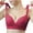 Red, variant on Women Lace Bras Underwear Comfortable No Wire Adjustable Straps Everyday Wear Sleep 34B-42C Black Red Beige 2 Pack