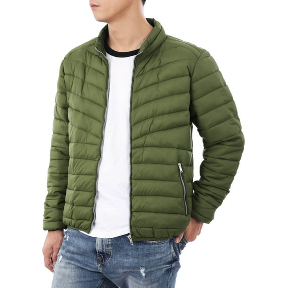 Ma Croix Mens Ultra Light Puffer Down Jacket Polyester Padded Packable Winter Jacket