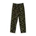 thumbnail image 6 of Goofa Bamboo Pattern Printed Soft Pajama Pants for Men, Wide Leg Comfy Casual Lounge Yoga Pants-X-Large, 6 of 9