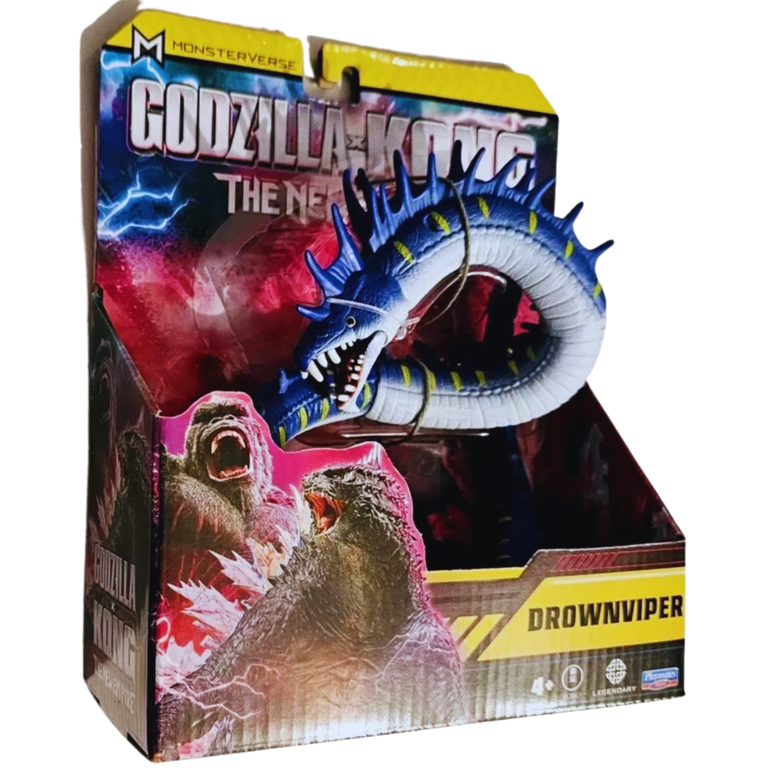 【未開封】THE MONSTERS DRAGON ラブブ Monsterverse: Downviper Figure with Removeable Head by Playmates