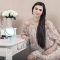 thumbnail image 3 of Makeup Mirror Vintage Style Vanity Mirror Tabletop Portable Mirror, 3 of 8