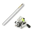 thumbnail image 1 of Pocket Collapsible Fishing Rod Reel Combo Mini Pen Fishing Pole Kit Telescopic Fishing Rod Spinning Reel Combo Kit, 1 of 7