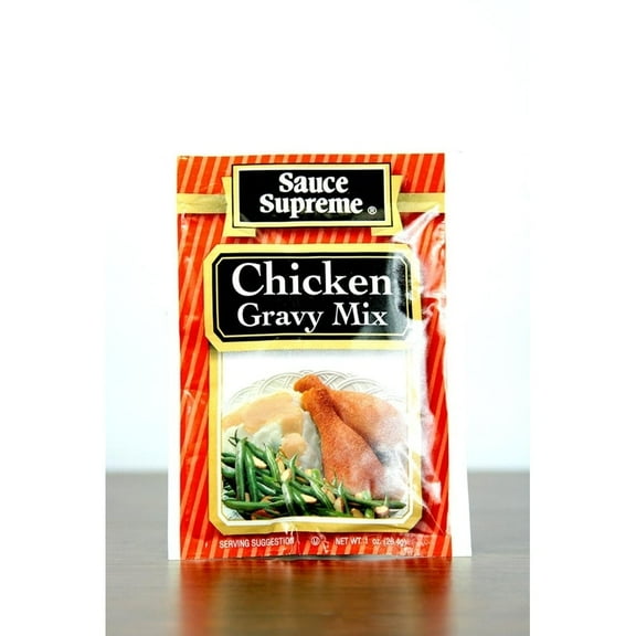 Spice Supreme Pack of 24 Sauce Supreme Chicken Gravy Seasoning Mix 1 oz. 30004