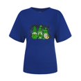 thumbnail image 4 of LSLJS Col Rond Imprimé Trèfle de Saint Patrick Manches Courtes Décontracté Ample Manches Courtes Col Rond Haut/chemise, Cadeaux pour Femmes, 4 of 4