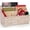 Ajenta Whitewash, variant on Mela Artisans Wooden Letter Organizer For Desk, "Ajenta" Small Rustic Mail Holder, Whitewashed, 7.2" X 5.1" X 7.3"