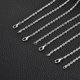 thumbnail image 5 of Uxcell 20 paquetes de cadenas de collar de 17.7 pulgadas en bruto de 2mm doradas y plateadas con cierres de langosta para hacer joyas, 5 of 7
