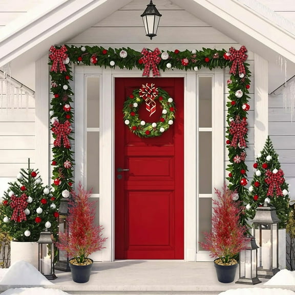 Christmas Tree Artificial Cedar Trees For Home Desk Room Office Outdoor Decorations Holiday Display