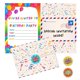 thumbnail image 2 of Invitaciones para fiestas AIXING, 36 tarjetas de invitación para fiestas de cumpleaños con pegatinas, patrón de confeti, juego de tarjetas de invitación para niños para fiestas de cumpleaños, fiestas, 2 of 7