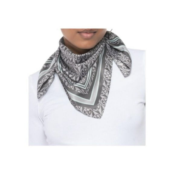 GIANI BERNINI Womens Gray Bandana Lightweight Scarf