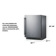 thumbnail image 2 of 18" deep 24" wide undercounter ADA height outdoor refrigerator, 2 of 5