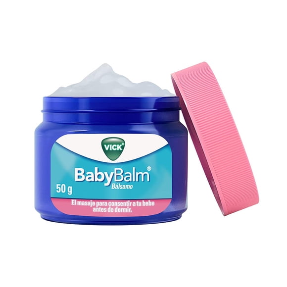 Vick BabyBalm con Manzanilla y Aloe para el masaje que relaja a tu bebé 50 g