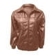 thumbnail image 4 of Chaquetas y abrigos de piel sintética de manga larga sin capucha para mujer, con cuello vuelto, de poliéster, para otoño e invierno., 4 of 7
