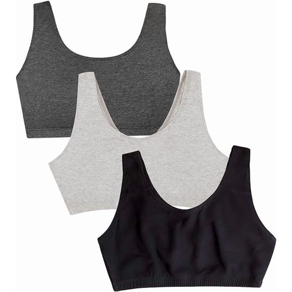 Fruit of the Loom Women's Cotton Tank Bra - Ultimate Comfort & Breathable Fit, Size: 34-50