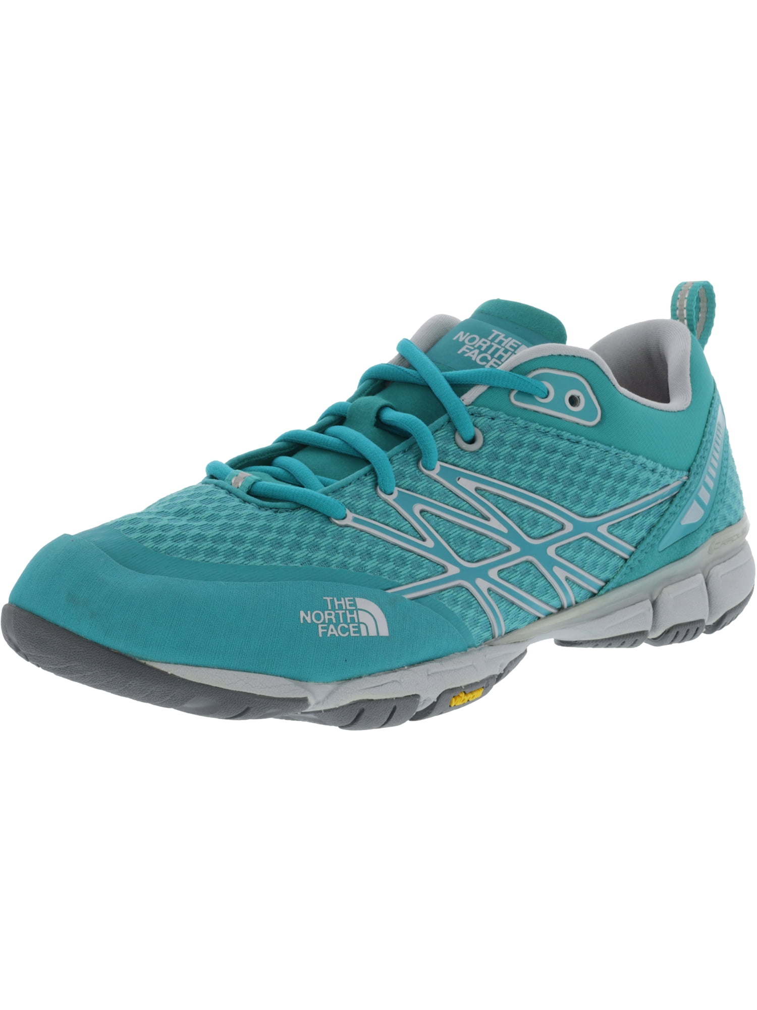 The North Face Women S Ultra Kilowatt Jaiden Green High Rise Grey Ankle High Running Shoe 11m Walmart Canada