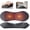 Black, variant on 3-in-1 Massager Lumbar Support Pillow with Heat, Smooth Spine Triple Fusion Back Massager, Electric Air Traction Waist Stretcher for Lower Back Pain Relief
