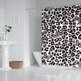 thumbnail image 2 of Pink Leopard Butterfly Pattern Shower Curtain 72"x84" ,Bathroom Decorative Shower Curtains Set with 12 Hooks,Modern Waterproof Washable Shower Curtain, 2 of 6