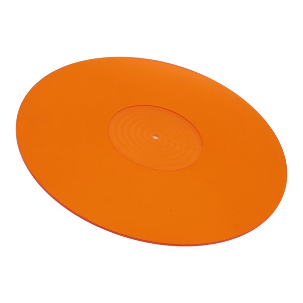 Alfombrilla Acrílica Para Tocadiscos, Alfombrilla Giratoria Antiestática Profesional De 12 Pulgadas Con De Sonido Mejorada, Almohadilla Giratoria Clásica Para Discos LP