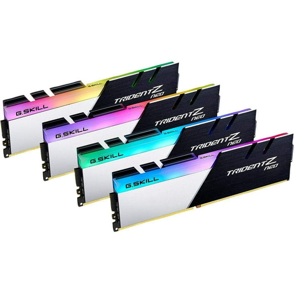 G.SKILL Trident Z Neo Series (XMP) DDR4 RAM 128 Go (4x32 Go) 3600MT/s Cl18-22-42 1.35V Intel AMD Ordinateur de Bureau Mémoire UDIMM (F4-3600C18Q-128GTZN)