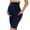 Navy, variant on Bibifish Womens Maternity Leggings Knee Length High Waist Slim Fit Pants Elastic Waistband Pocket Detail Stretchy Casual Daily Wear Comfortable Maternity Pants